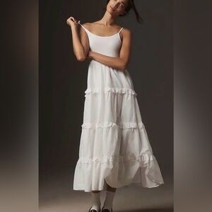 Anthropologie Blue Bohemian Dress